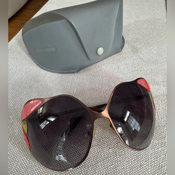 Miu Miu Accessories - Vintage Miu Miu butterfly Oversized Women's Sunglasses from early 2000s